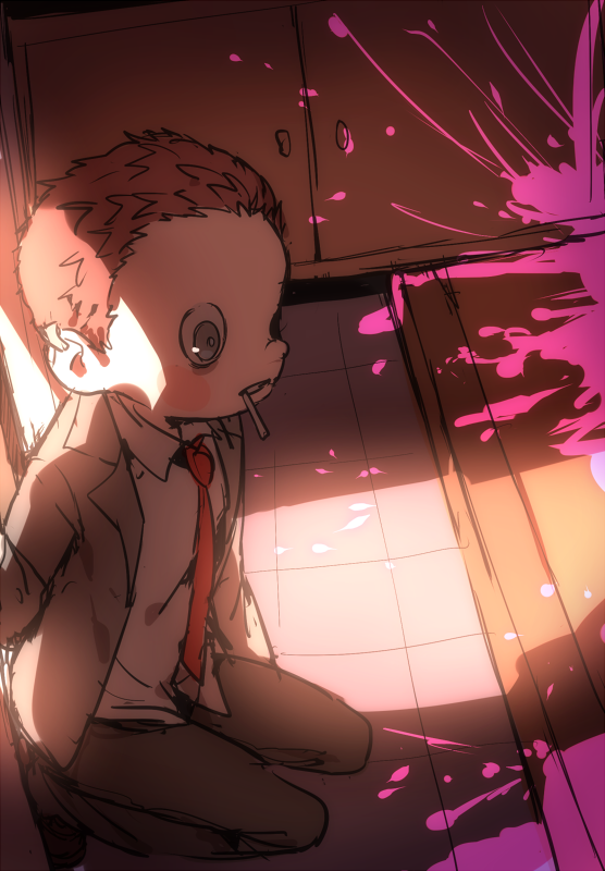 hoshi ryoma (danganronpa and 1 more) drawn by kogarashi_8