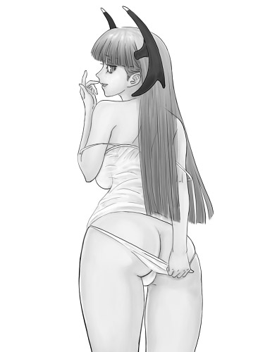 morrigan aensland (darkstalkers) drawn by ark_(morita_hitomi)