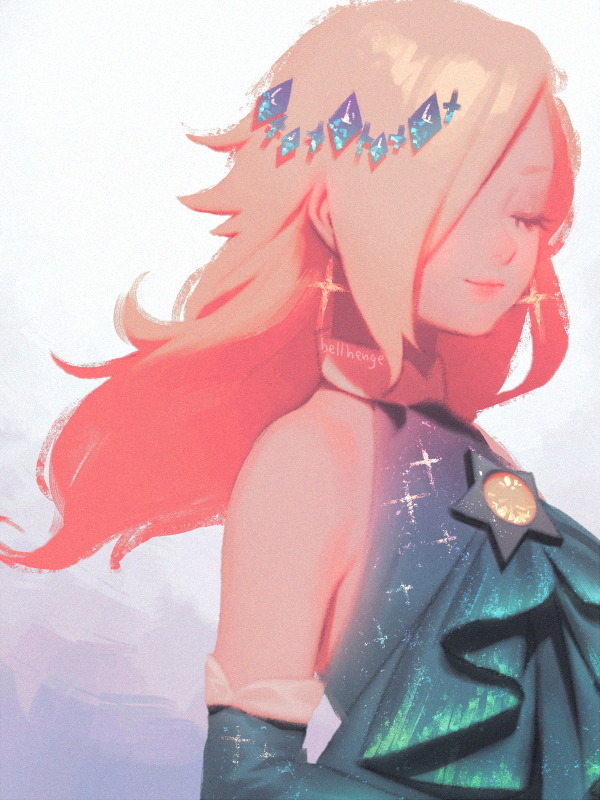 rosalina (mario and 2 more) drawn by bellhenge