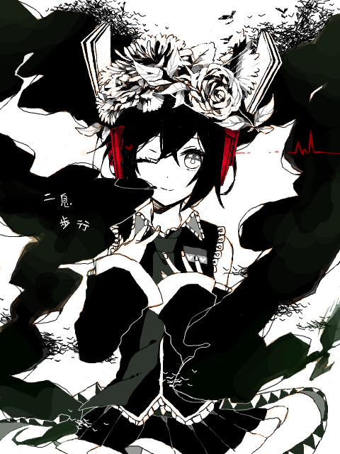 hatsune miku (vocaloid and 1 more) drawn by wonoco0916