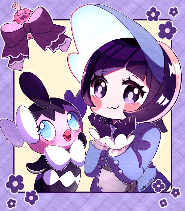 poppy, tinkatink, and gothita (pokemon and 1 more) drawn by mochopaccho