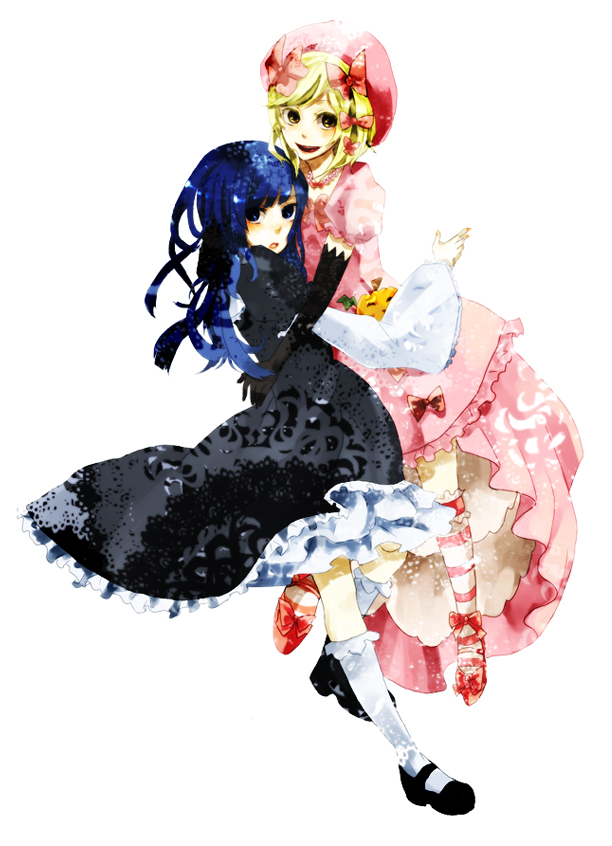 frederica bernkastel and lambdadelta (umineko no naku koro ni) drawn by satorux
