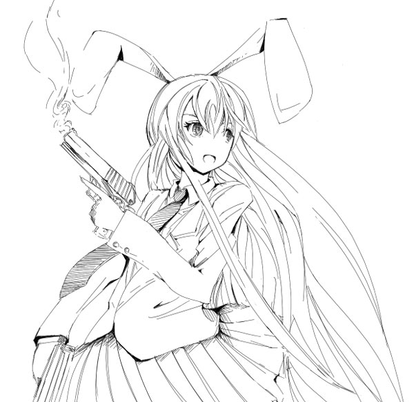 reisen udongein inaba (touhou) drawn by gin'ichi_(akacia)