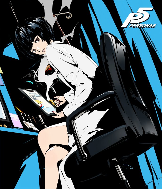 takemi tae (persona and 1 more) drawn by werkbau