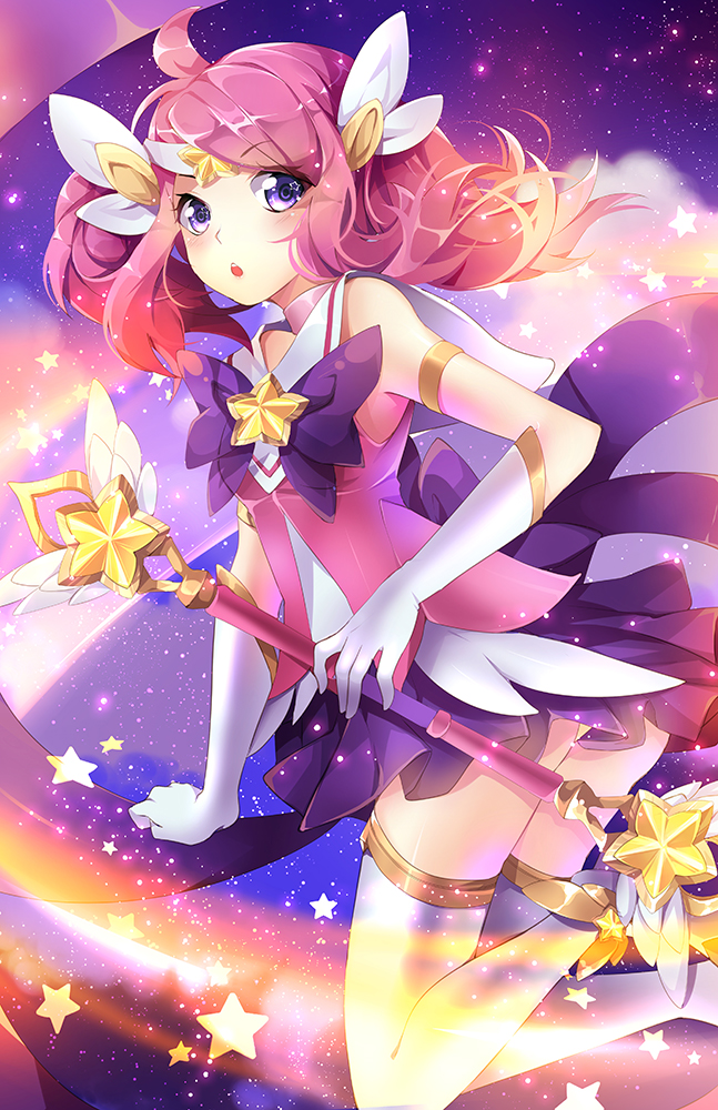lux and star guardian lux (league of legends) drawn by squchan