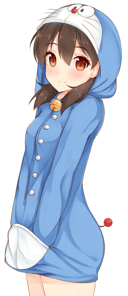 doraemon and minamoto shizuka (doraemon) drawn by hiiragi_hazime