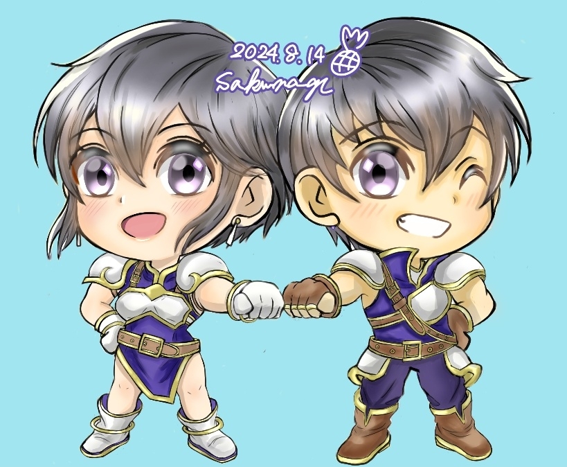 larcei and scathach (fire emblem and 1 more) drawn by apocalypse3333