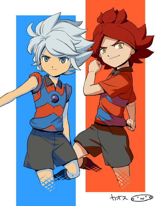 nagumo haruya and suzuno fuusuke (inazuma eleven) drawn by mizuhara_aki