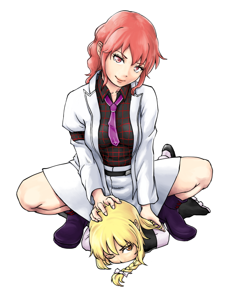 kirisame marisa and horikawa raiko (touhou) drawn by goroumaru