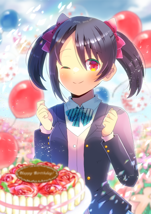 yazawa nico (love live! and 1 more) drawn by kou_hiyoyo