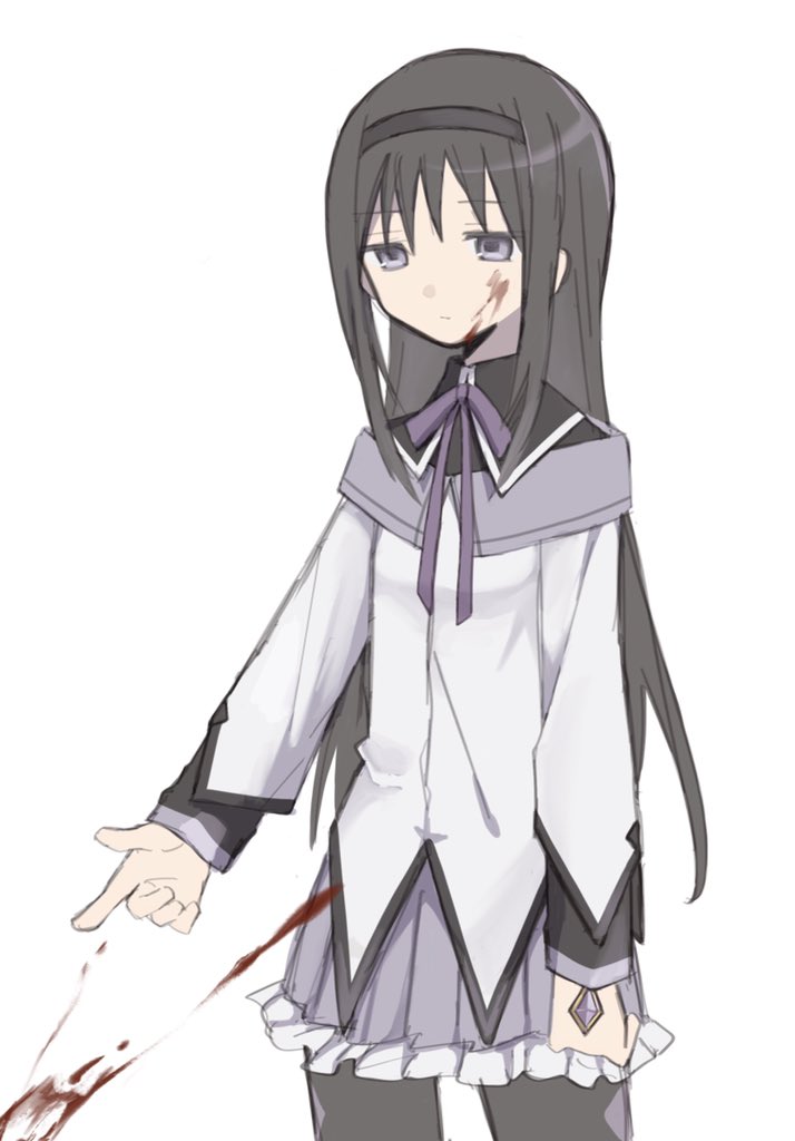 akemi homura (mahou shoujo madoka magica) drawn by comet543