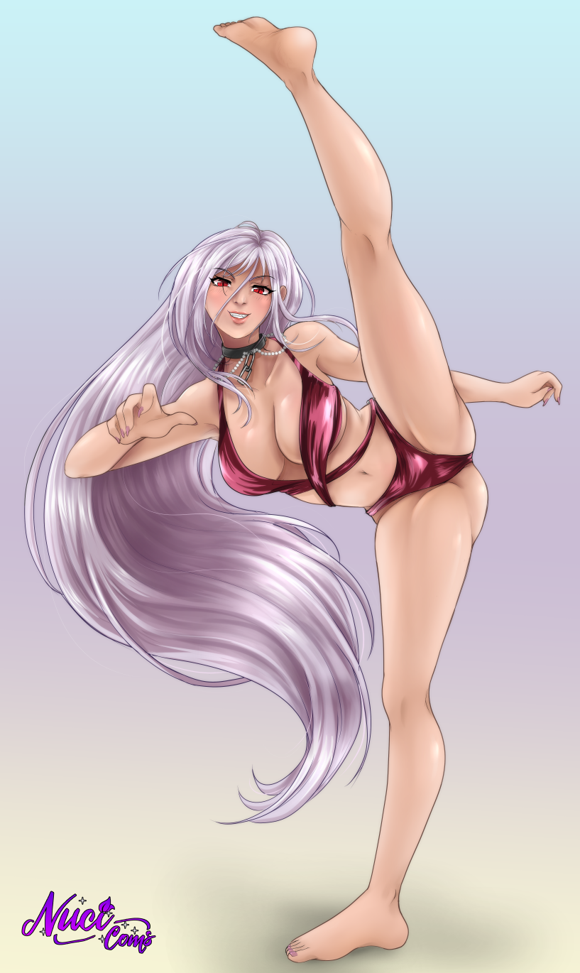 akashiya moka and inner moka (rosario+vampire) drawn by nucicoms
