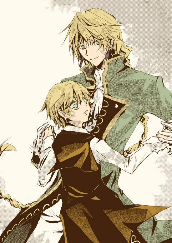 oz vessalius and jack vessalius (pandora hearts) drawn by miyukiko