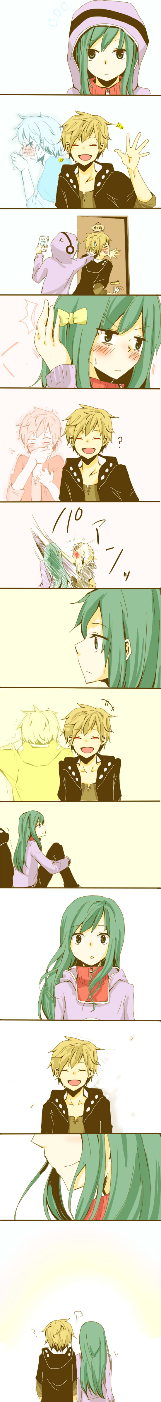 kido tsubomi and kano shuuya (kagerou project) drawn by shimako_(shimanenene)