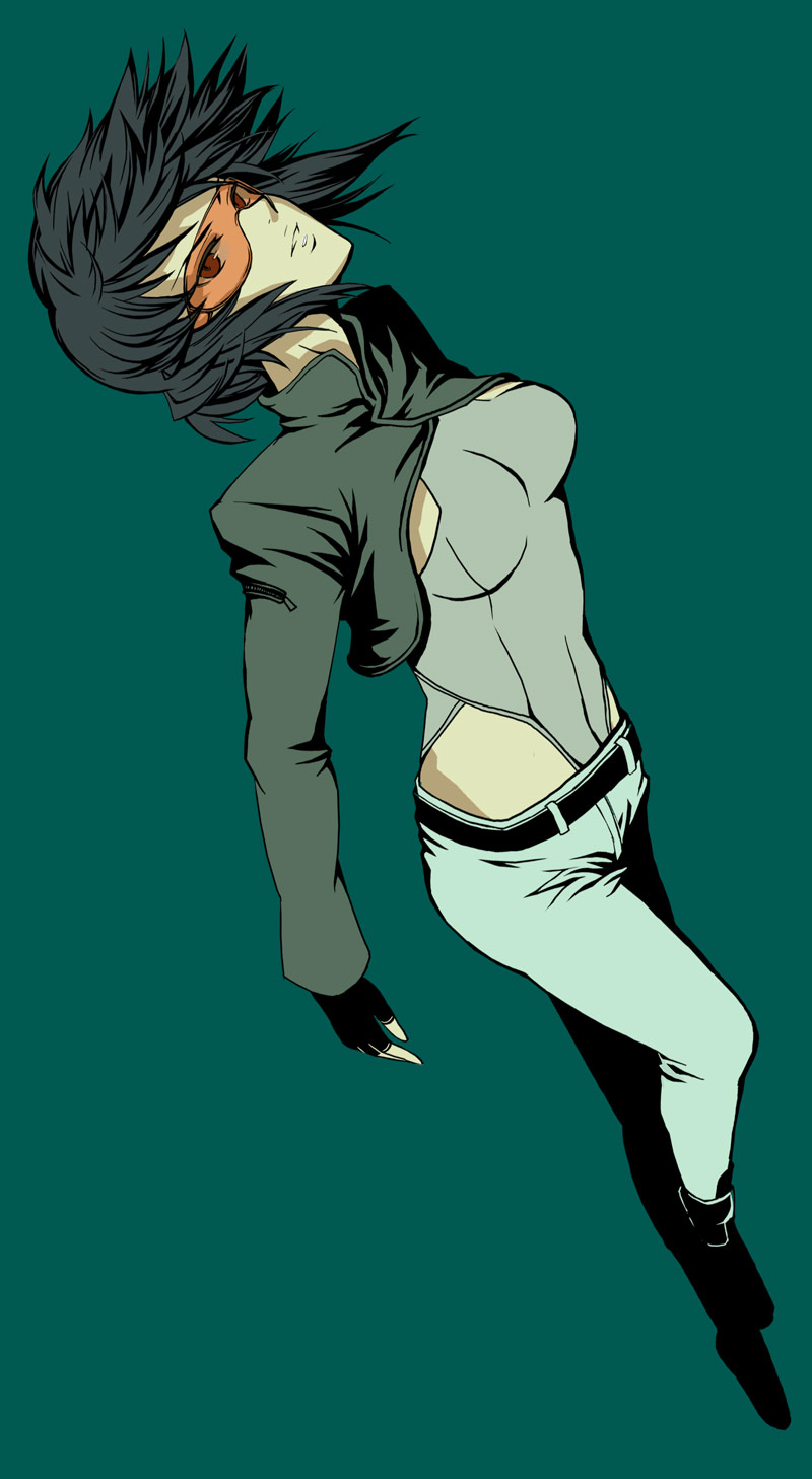 kusanagi motoko (ghost in the shell and 1 more) drawn by osamu_(jagabata)