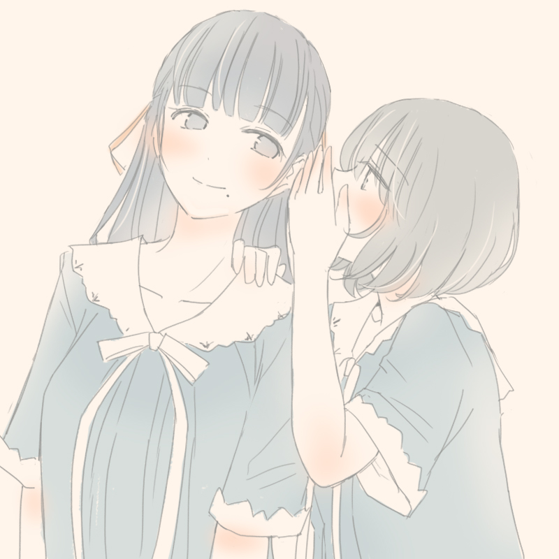 hagiwara mio and hokama mizuki (flowers) drawn by inutose
