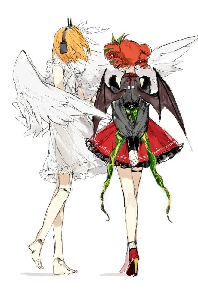 kasane teto and adachi rei (utau and 2 more) drawn by munjiduck