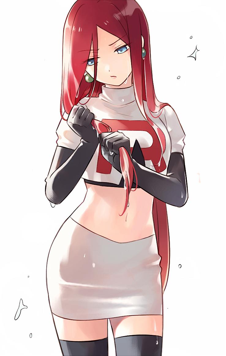 jessie (pokemon and 1 more) drawn by usao_(313131)