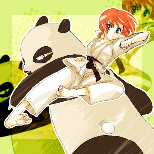 ranma-chan and saotome genma (ranma 1/2) drawn by unicornlove
