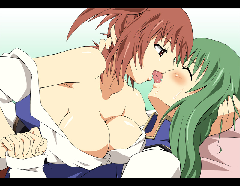 shiki eiki and onozuka komachi (touhou) drawn by shin'ya_(nanp)