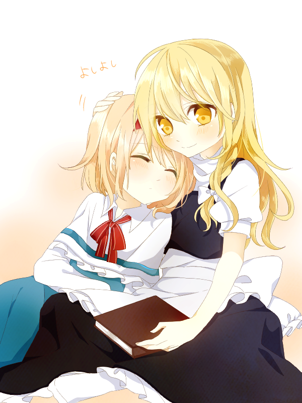 kirisame marisa and alice margatroid (touhou) drawn by tsuno_no_hito