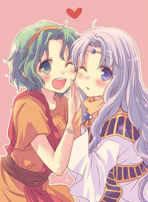 sara and tina (fire emblem and 1 more) drawn by harushino