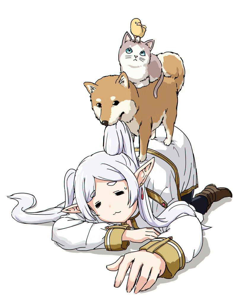 frieren (sousou no frieren and 1 more) drawn by torako_(toramaru)