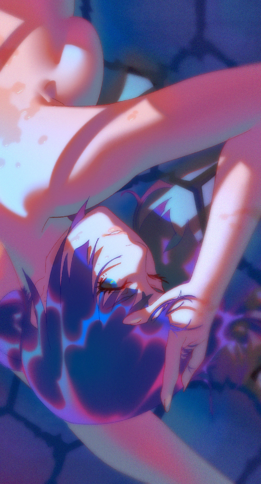 senjougahara hitagi (monogatari and 1 more) drawn by rapa_rachi