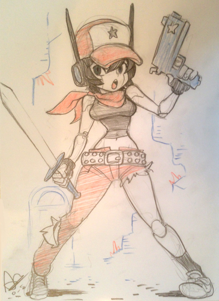 quote (cave story) drawn by alex_ahad