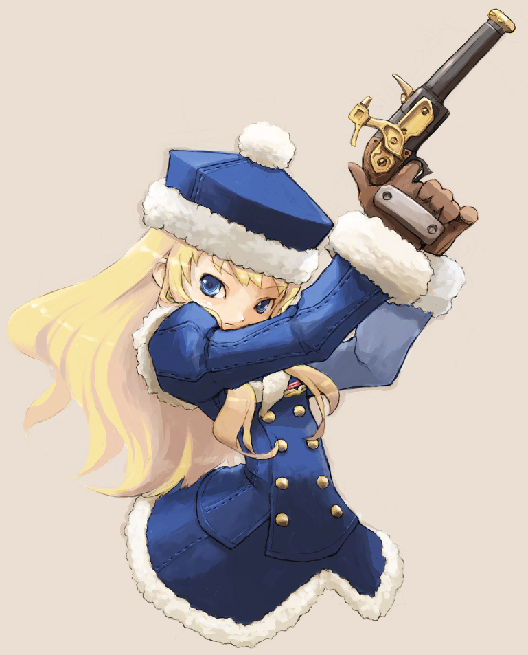 gunner and gunner 2 (sekaiju no meikyuu and 1 more) drawn by pota_(nabrinko)