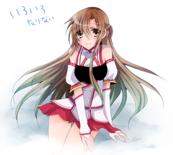 asuna (sword art online and 1 more) drawn by toujirou