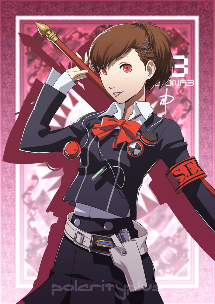 shiomi kotone (persona and 2 more) drawn by polarityplus