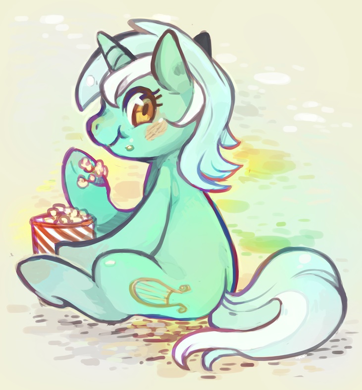 lyra heartstrings (my little pony and 1 more) drawn by mi-eau