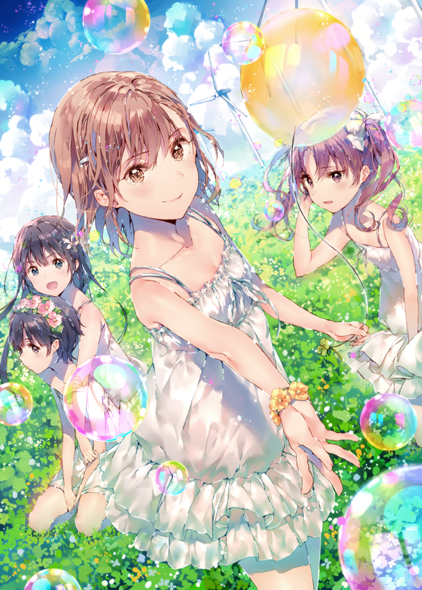 misaka mikoto, shirai kuroko, saten ruiko, and uiharu kazari (toaru majutsu no index and 1 more) drawn by dsmile