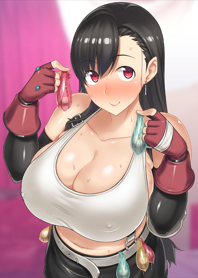 tifa lockhart (final fantasy and 1 more) drawn by darabuchi