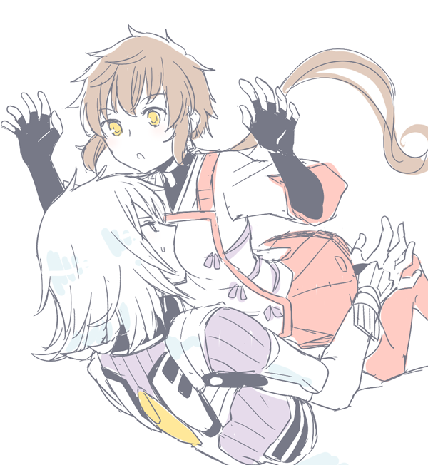 lora and jin (xenoblade chronicles and 2 more) drawn by mizuki_riko