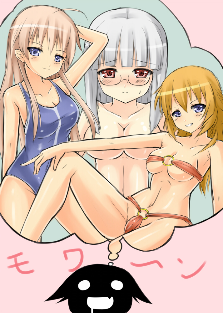 miyafuji yoshika, charlotte e. yeager, hanna-justina marseille, and heidimarie w. schnaufer (world witches series and 2 more) drawn by kuragari