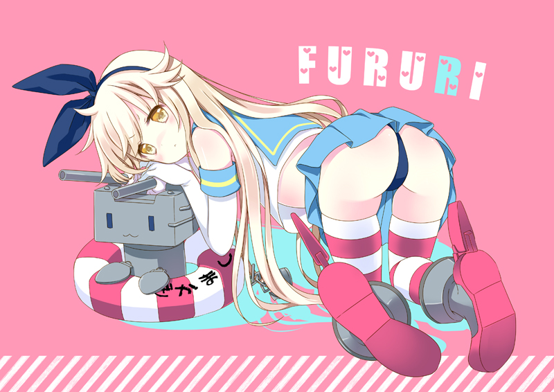 shimakaze and rensouhou-chan (kantai collection) drawn by hinayuki_usa