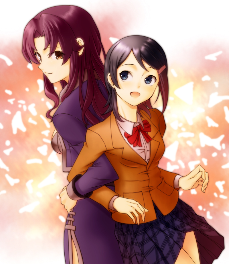 mizutani eri and ozaki reiko (idolmaster and 1 more) drawn by emanon123