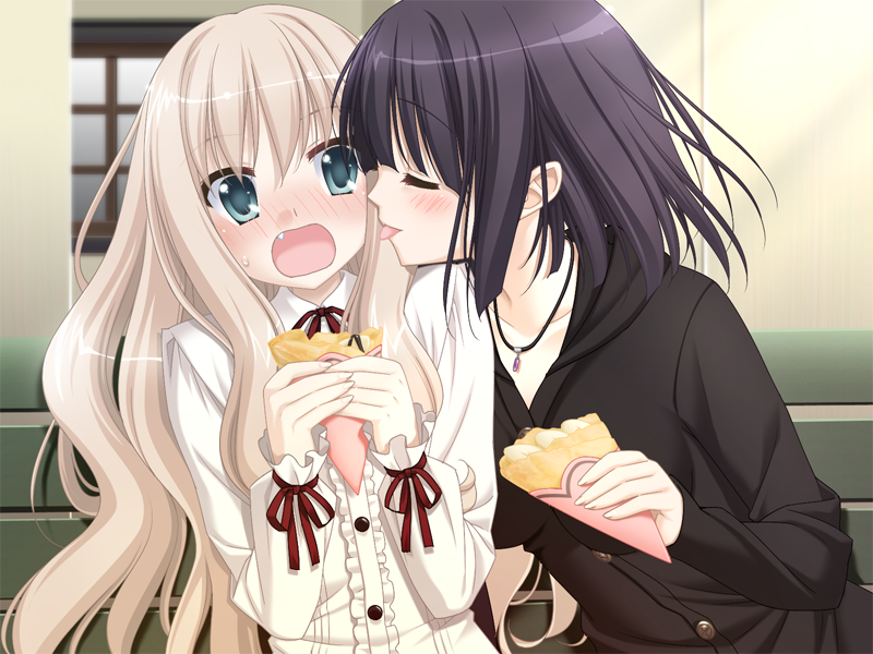 kawamura reo and sawaguchi mai (sono hanabira ni kuchizuke wo) drawn by kani_biimu