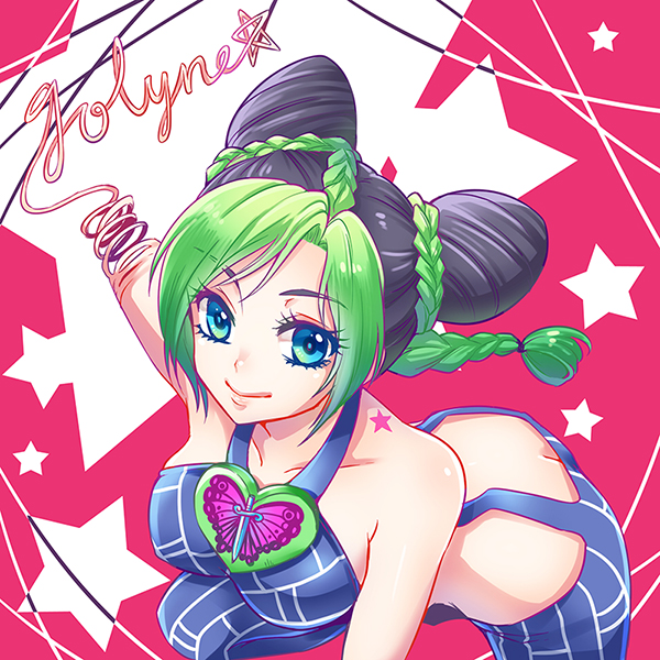 kujo jolyne (jojo no kimyou na bouken and 1 more) drawn by nightcat