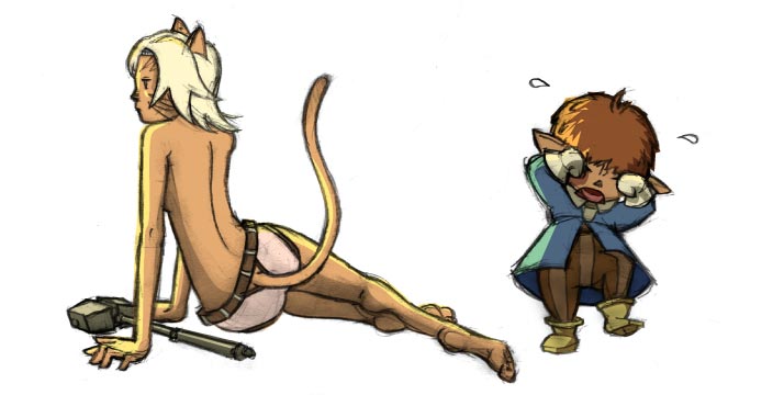 adventurer (final fantasy and 1 more) drawn by hy136