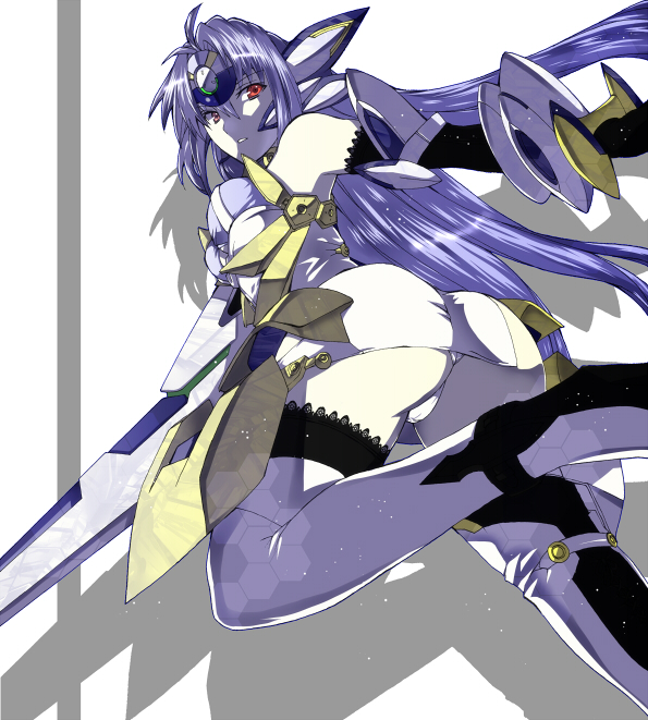 kos-mos and kos-mos ver. 4 (xenosaga and 1 more) drawn by yosimura