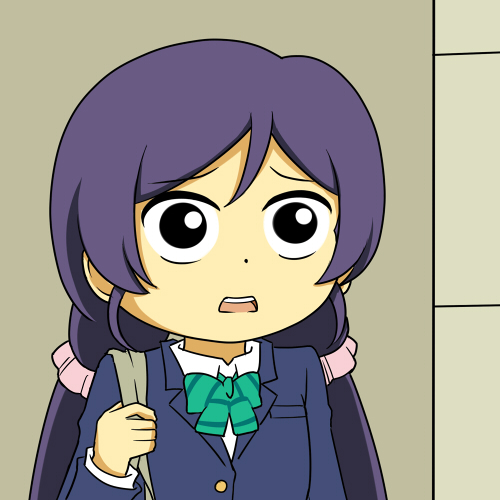 tojo nozomi (love live! and 1 more) drawn by shiitake_nabe_tsukami