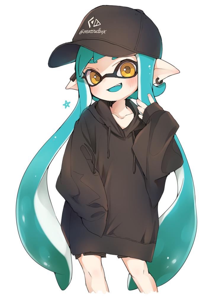 inkling player character and inkling girl (splatoon) drawn by matsushita_(matsudbox)
