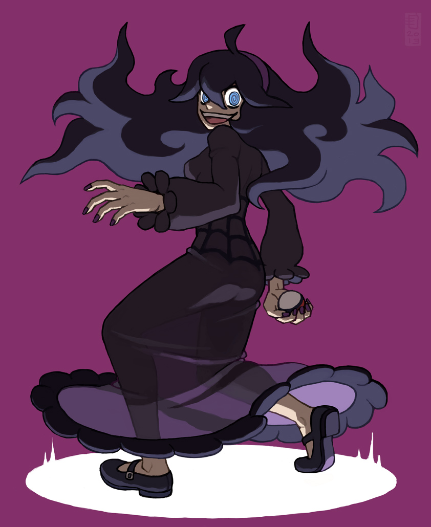 hex maniac (pokemon and 1 more) drawn by emlan