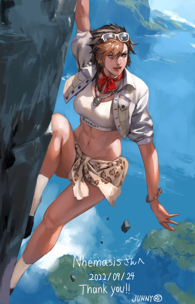 warrior of light (original and 2 more) drawn by junny
