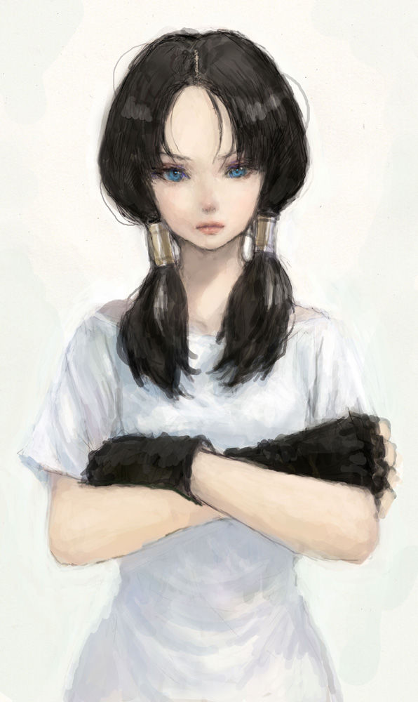 videl (dragon ball and 1 more) drawn by ponsuke_(pon00000)