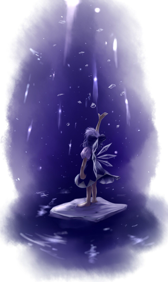 cirno (touhou) drawn by matsu_84