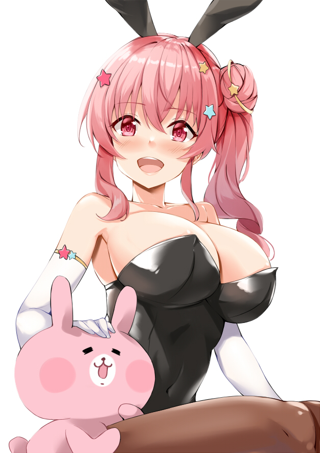 anemachi and usagi (hololive and 1 more) drawn by kosuke_(bb)